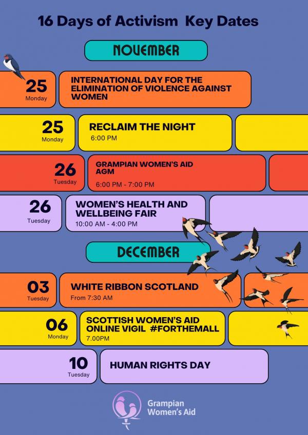 16 Days of Activism dates 1